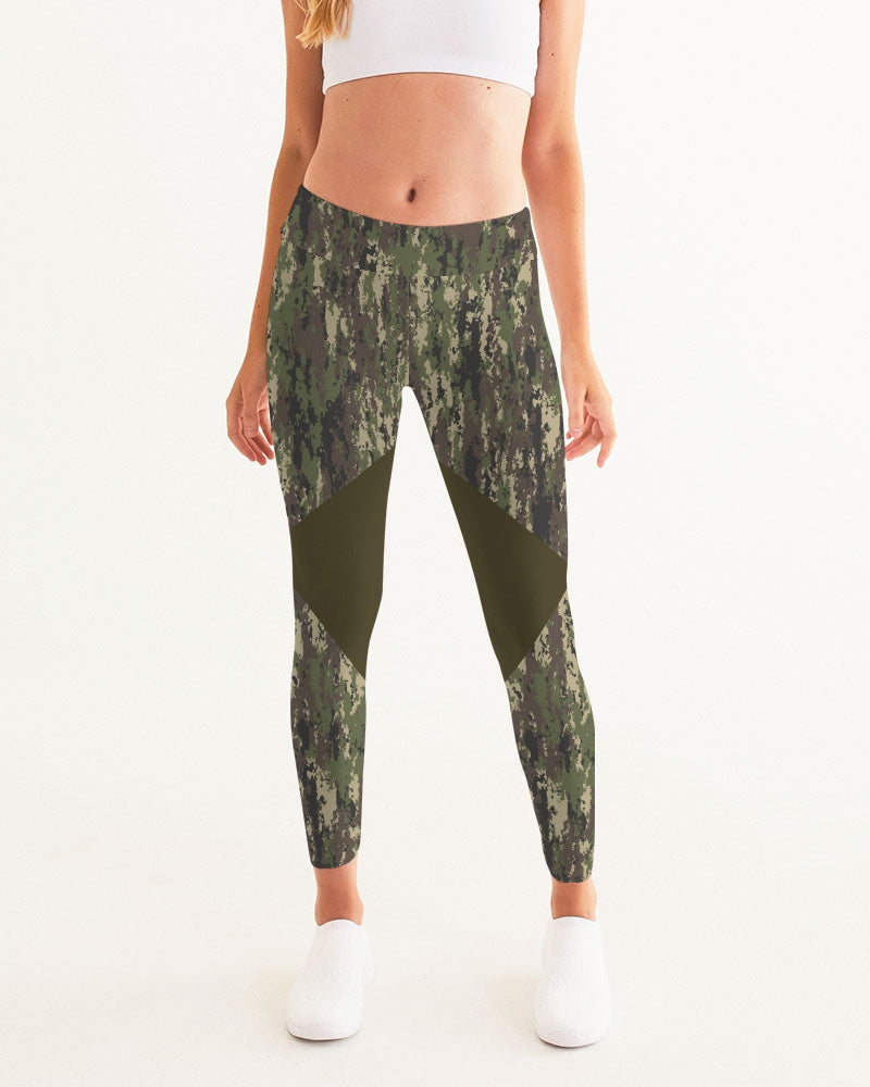 Graphic Camo Women's Yoga Pants for Active Comfort