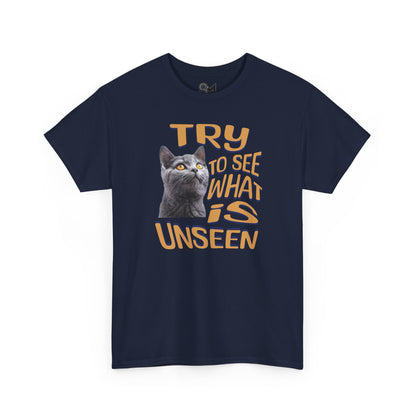 See what is unseen Unisex Heavy Cotton Tee - StyleMZ