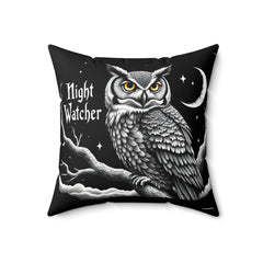 StyleMZ - Almohada cuadrada de poliéster hilado Night watcher - StyleMZ 