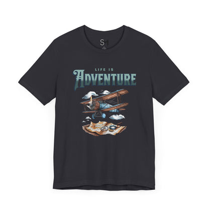 Life is adventure Unisex Jersey Short Sleeve Tee - Stylemz