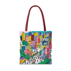 Korea -  Seoul's hill neighborhoods Tote Bag (AOP)  - StyleMZ