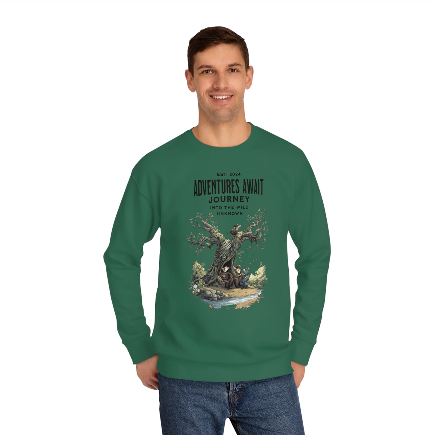 Korea - Journey into the Wild Unknown Unisex Crew Sweatshirt - StyleMZ - Stylemz