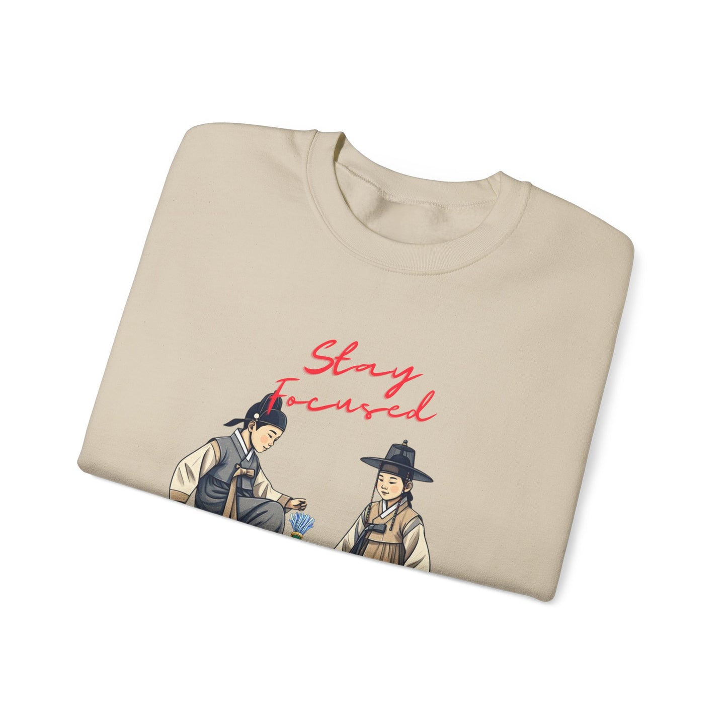 Stay Focused Unisex Heavy Blend™ Crewneck Sweatshirt - StyleMZ - Stylemz