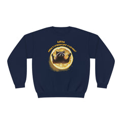 Korea -  Lemonish racoon Unisex NuBlend® Crewneck Sweatshirt  - StyleMZ