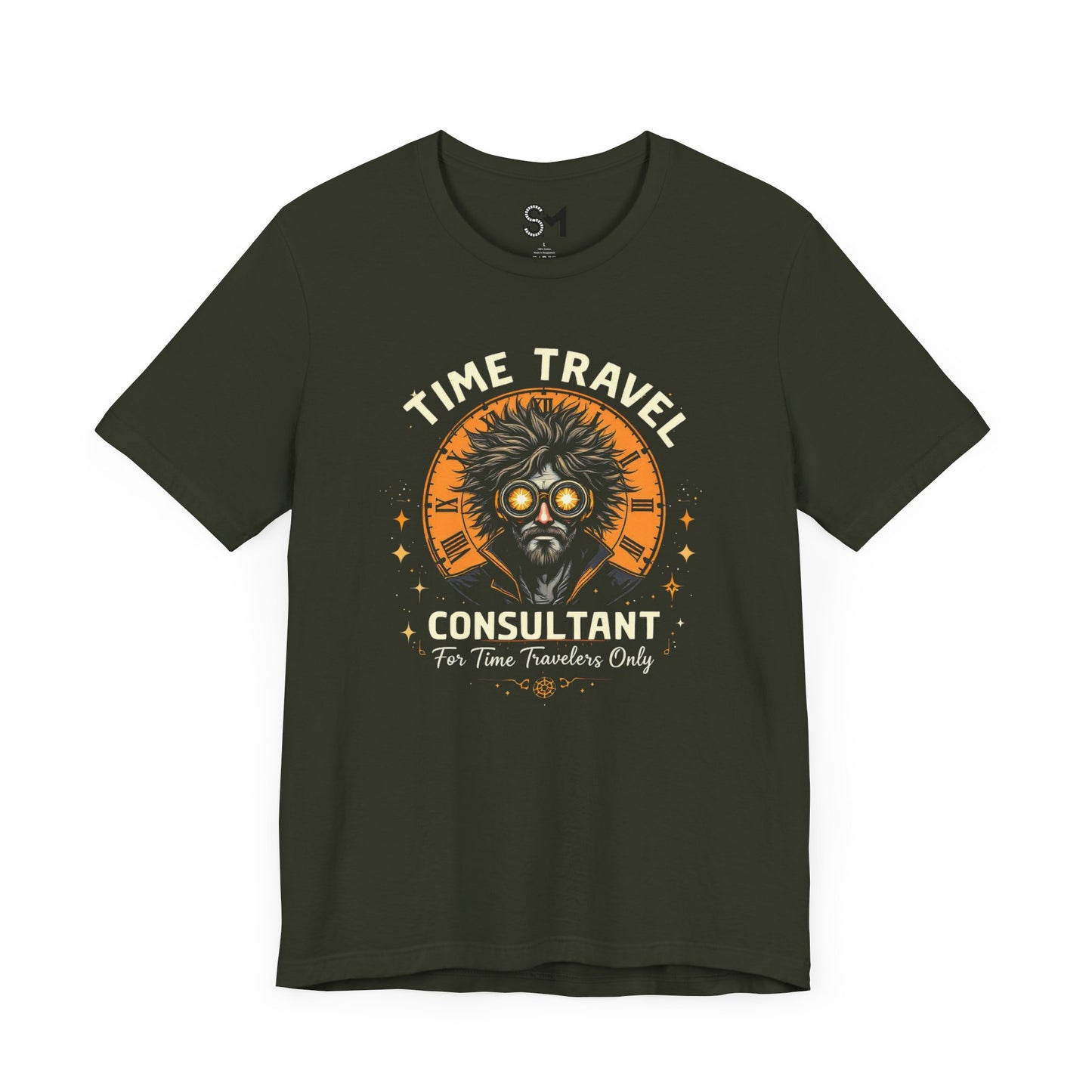 TIME TRAVEL CONSULTANT Unisex Jersey Short Sleeve Tee