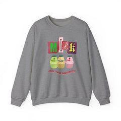 Korea -  Milk your moment! Unisex Heavy Blend™ Crewneck Sweatshirt  - StyleMZ