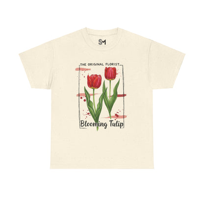 Blooming Tulip Unisex Heavy Cotton Tee