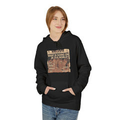 What's going on in this world Unisex Midweight Softstyle Fleece Hoodie  - Korea  - StyleMZ