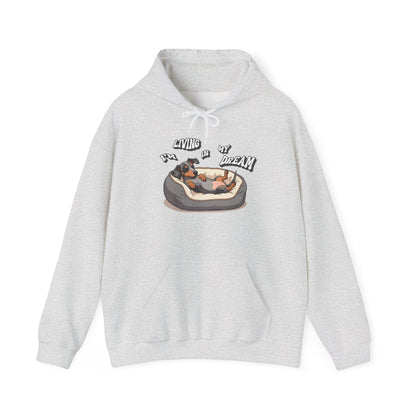 StyleMZ -  Living in my dream Unisex Heavy Blend™ Hooded Sweatshirt  - StyleMZ