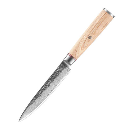 Damascus Steel Hand Kitchen Knife - Premium Quality Blade