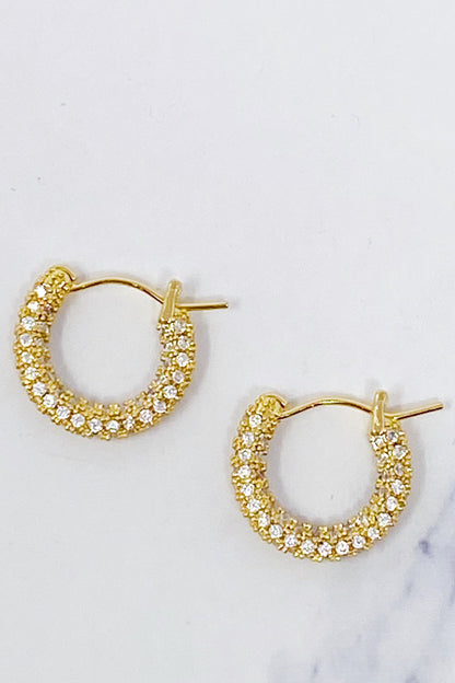 Elegant Shine Hoop Earrings - Stylemz