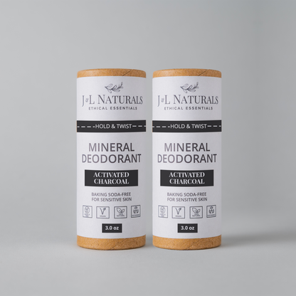 Mineral Deodorant (2-Pack) Full-Size for Sensitive Skin