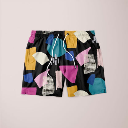 Abstract Pattern 19 Shorts - Unique Full Print Comfort