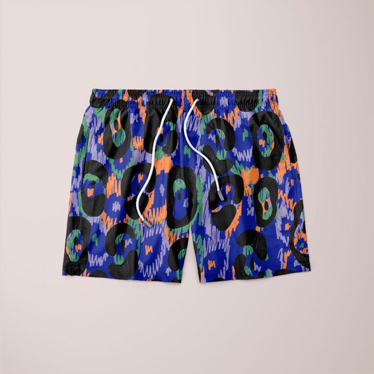 Abstract Pattern (42) Shorts - Unique Design, Made in USA