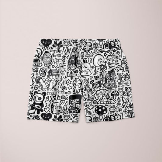 Abstract Pattern (44) Shorts - Unique Comfy Design