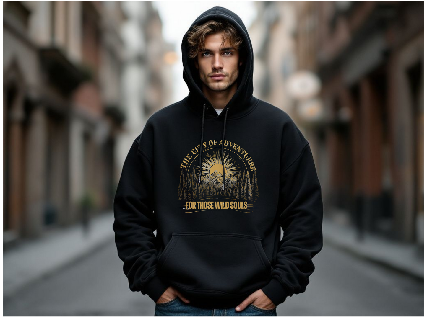 The city of adventure Unisex Hoodie - StyleMZ