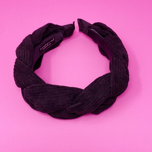 Braided Corduroy Headband for Comfortable All-Day Wear