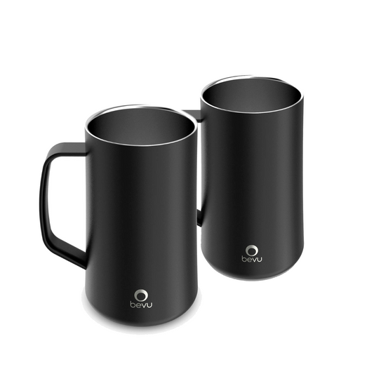 STEIN Beer Insulated Mug (2 Pack) 28oz