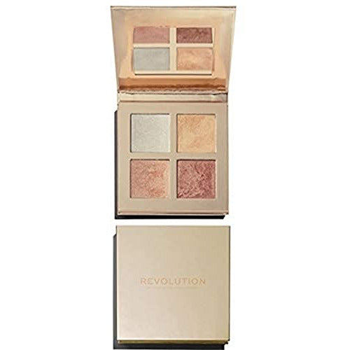 Face Quad Highlight Palette 4 x Incandescent for Radiant Glow