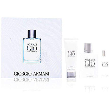 Acqua Di Gio Gift Set 100ml EDT 75ml Shower Gel 15ml EDT