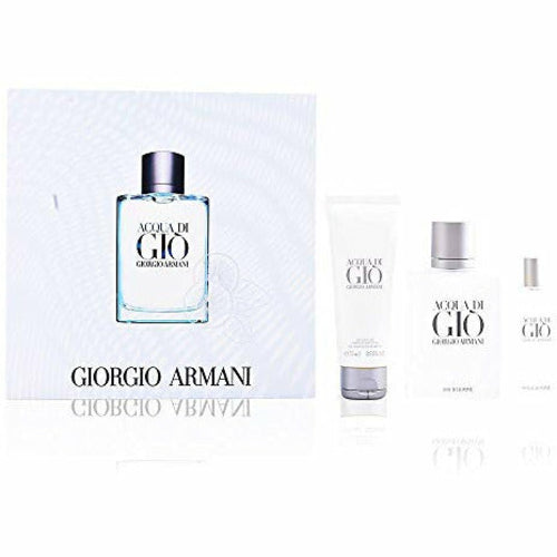 Acqua Di Gio Gift Set 100ml EDT 75ml Shower Gel 15ml EDT