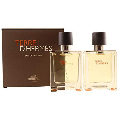 Terre d'Eau de Toilette Gift Set 2 x 50ml EDT for Men