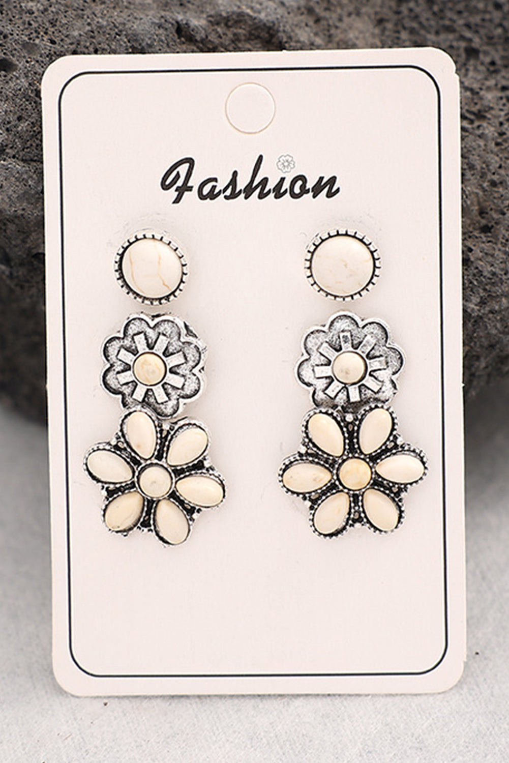 3 Piece Set Western Stud Earrings for Daily Wear