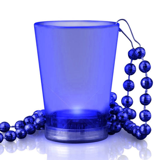 Blinkee 1290040 Light Up Blue Shot Glass on Necklace