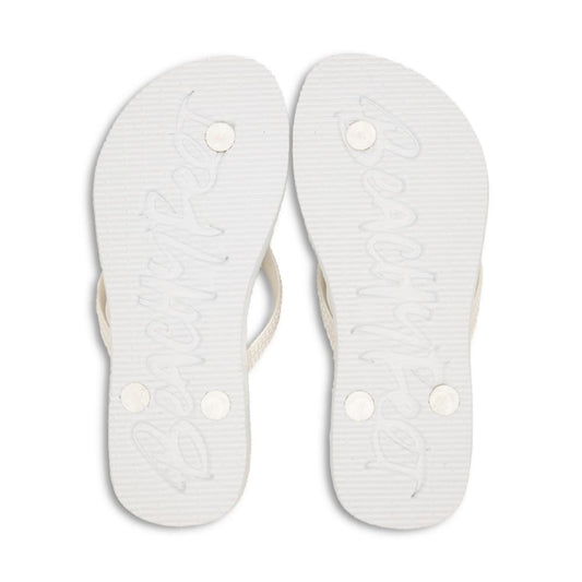 BeachyFeet® - Blanco Women's Flip Flops for Summer Style