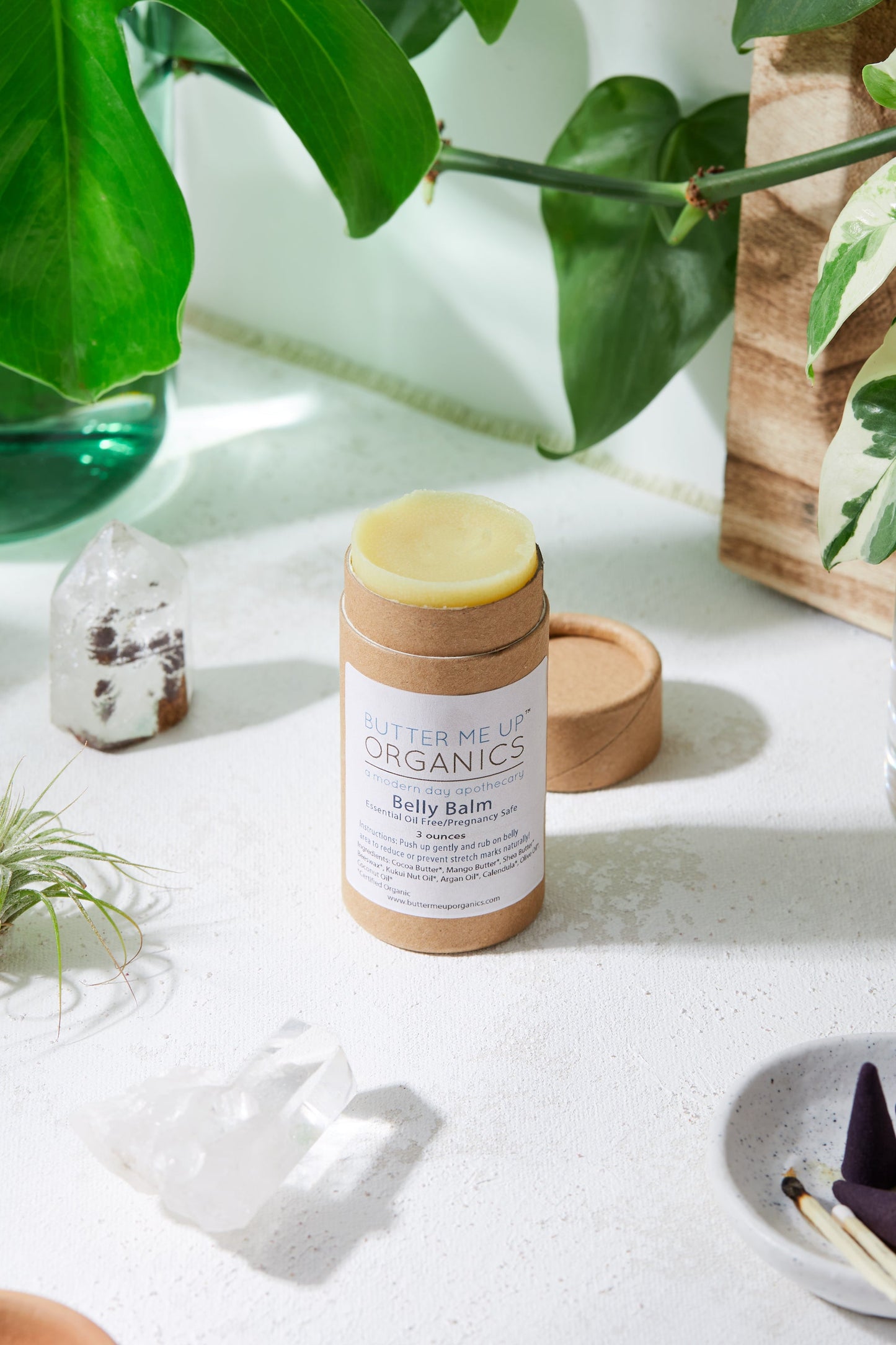 Organic Belly Balm for Pregnancy and Stretch Marks Care