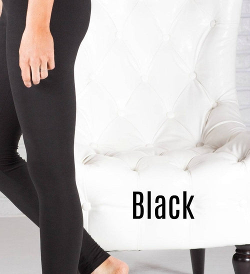 Super Soft Fleece Lined Leggings - 3" Waist | ( New Mix ) - Stylemz