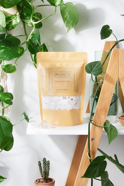 Calming Bath Salts for Detox and Relaxation with Lavender & Chamomile