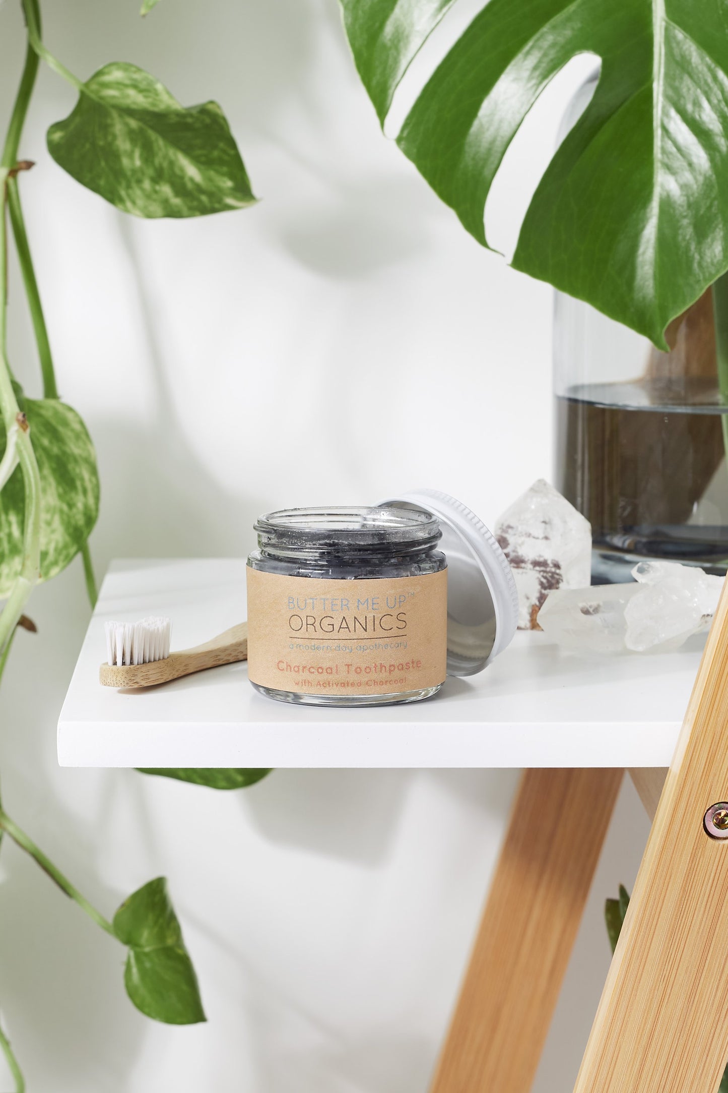 Organic Activated Charcoal Toothpaste for Natural Whitening