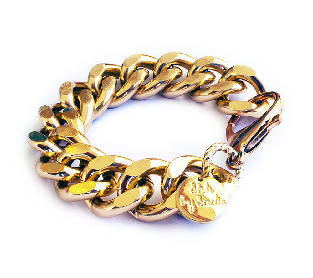 Chunky Chain Bracelet - Gold or Silver Fashion Accessory