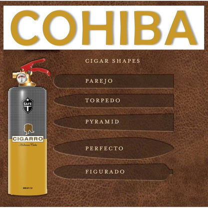 Cohiba Stylish Designer Fire Extinguisher - Safe & Chic