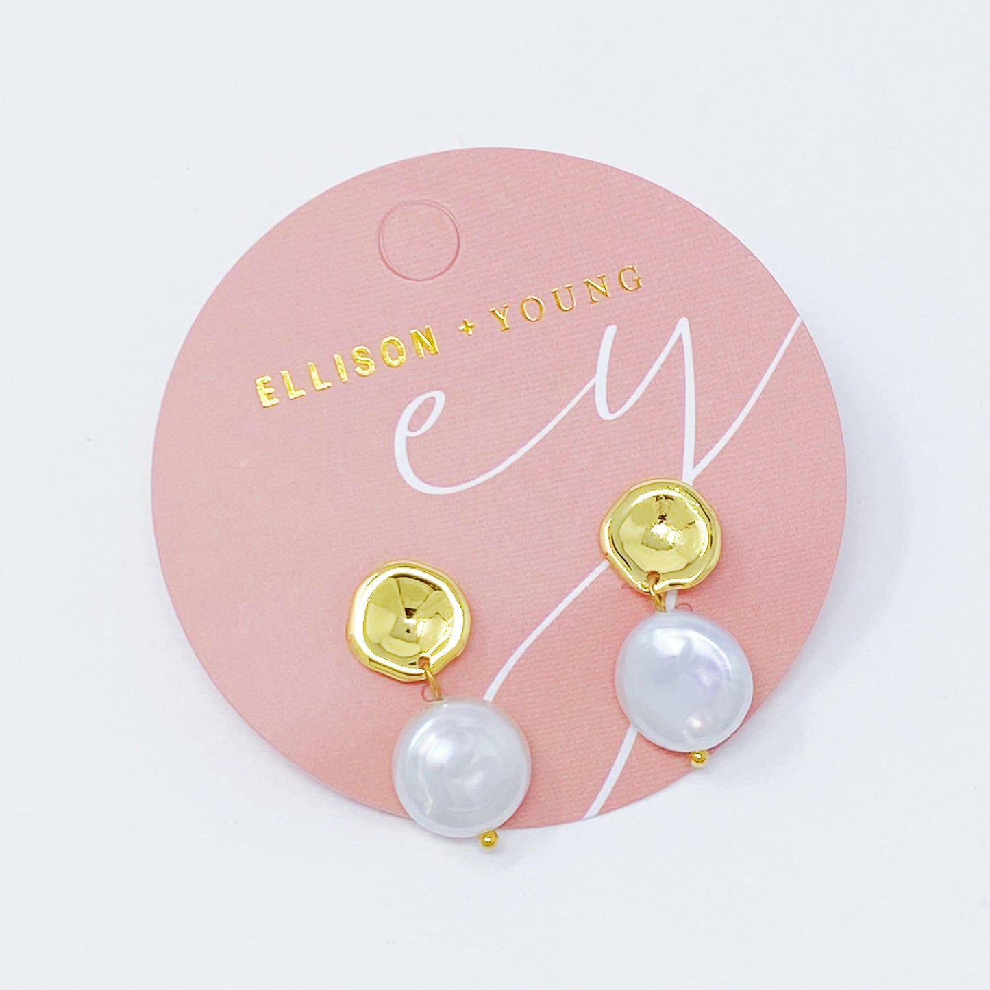 Golden Shell Pearl Drop Earrings for Elegant Occasions