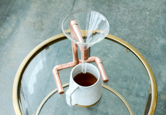 Copper Coffee Pour Over - Elegant Handcrafted Design