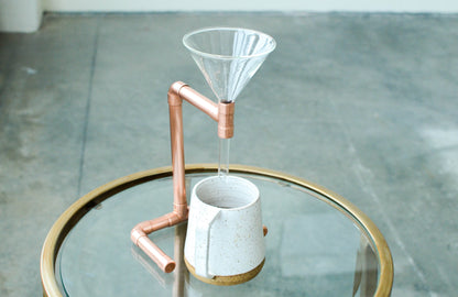 Copper Coffee Pour Over - Elegant Handcrafted Design