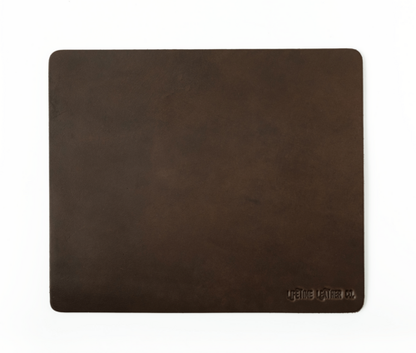 Personalized Genuine Leather Mouse Pad for Office Use