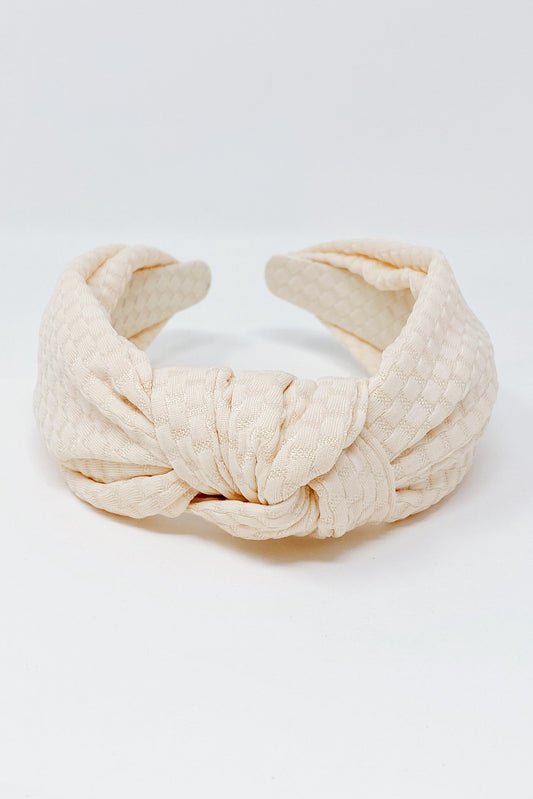 Embossed Charm Headband for Trendy Everyday Style