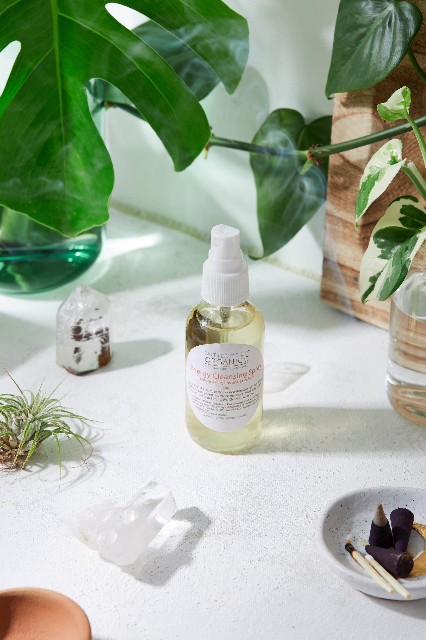 Organic Energy Cleansing Spray for Space Clearing & Protection