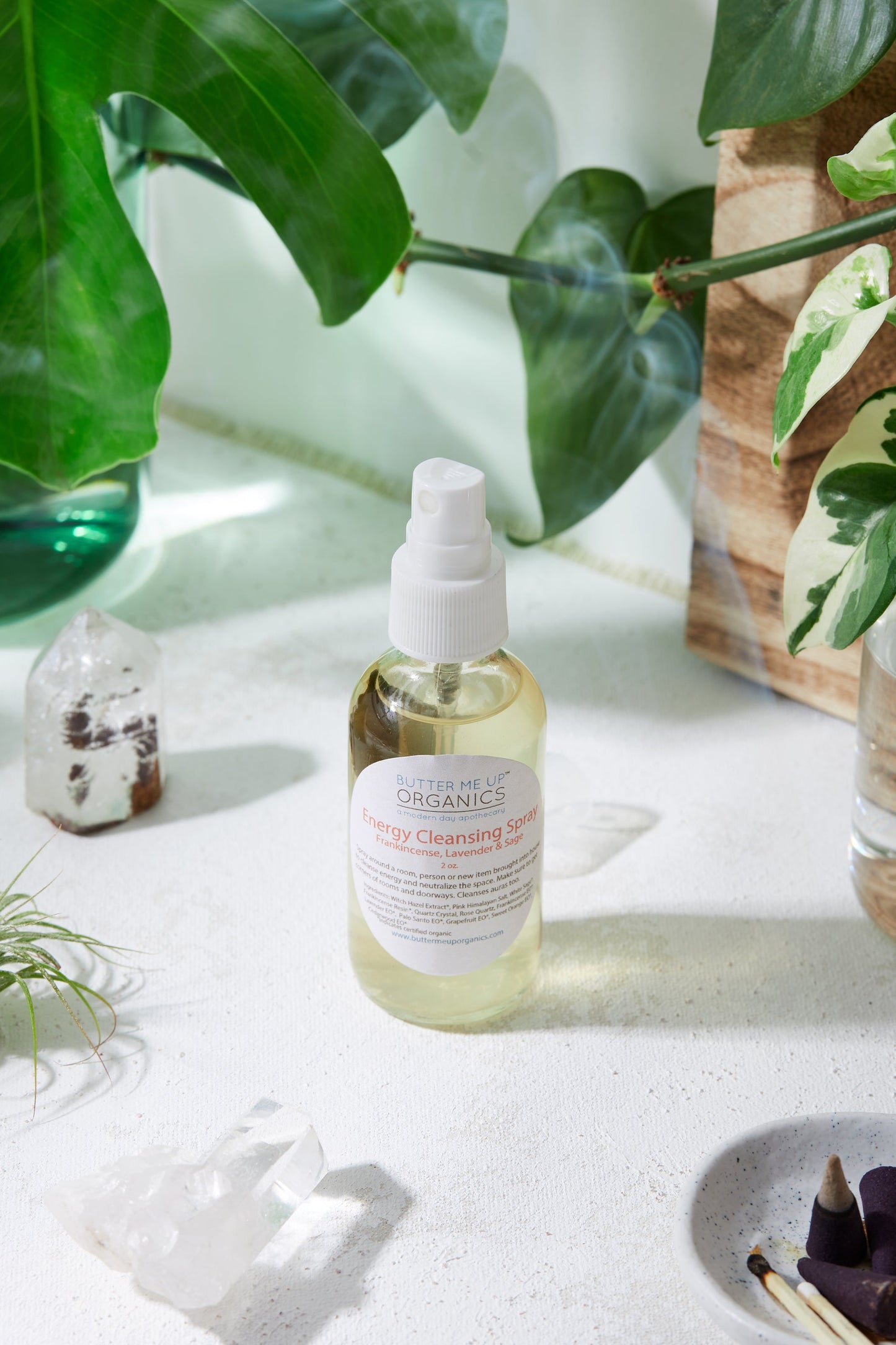 Organic Energy Cleansing Spray for Space Clearing & Protection