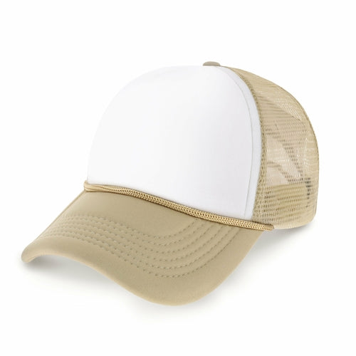 Two-Tone Foam Cap with Rope for Ultimate Comfort