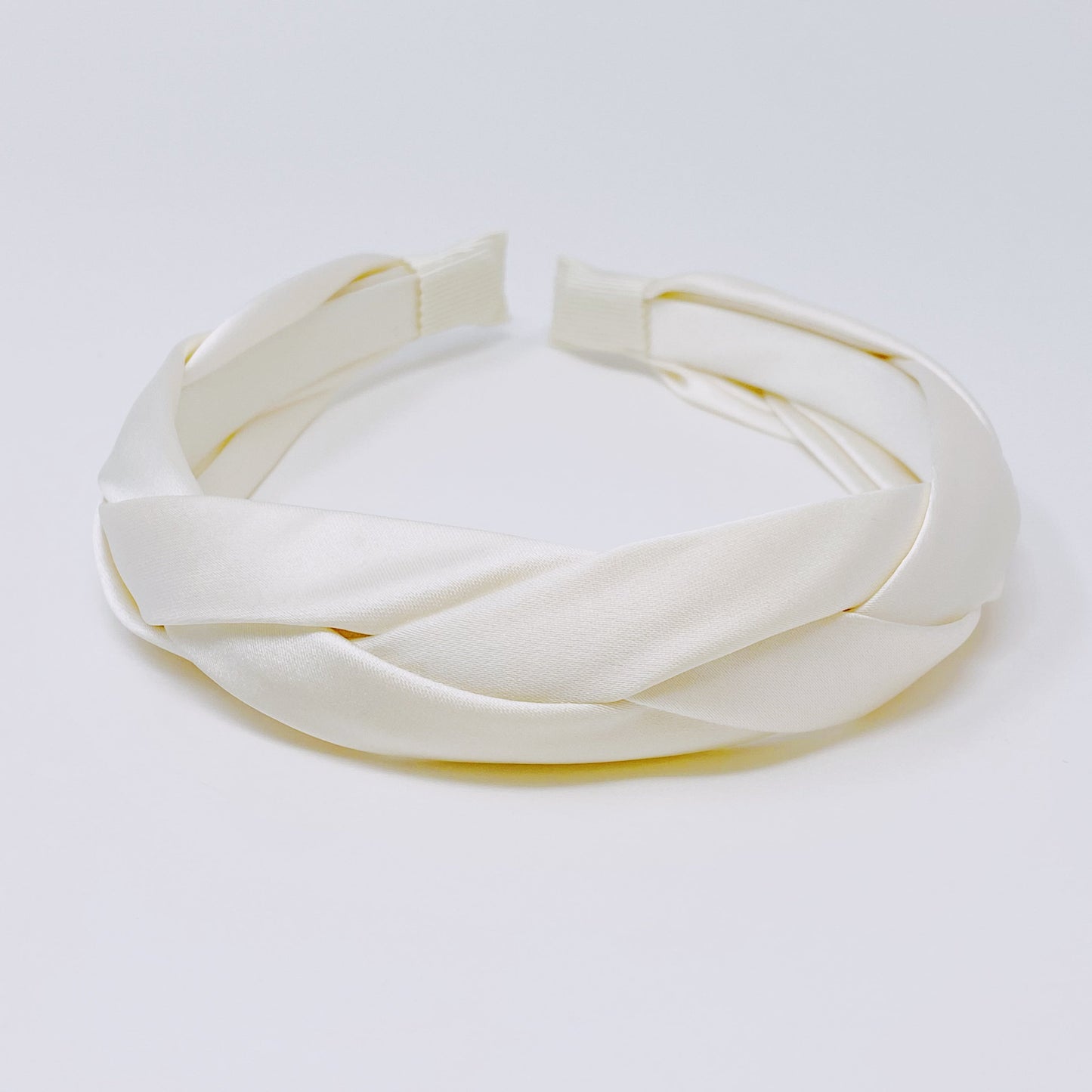 Satin Silk Braid Headband for Elegant Daily Style