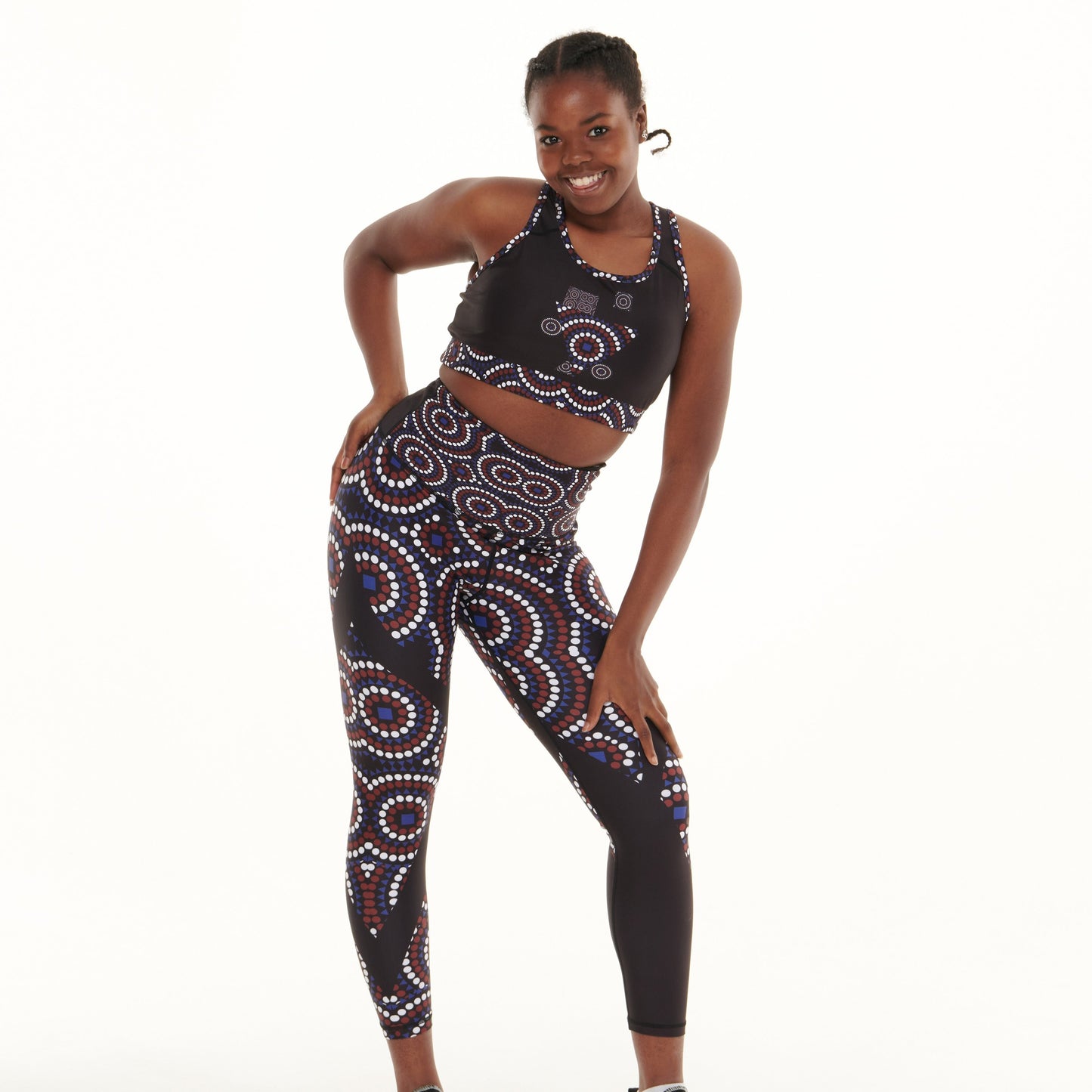 Signature On Black Vibrant Leggings for Stylish Comfort