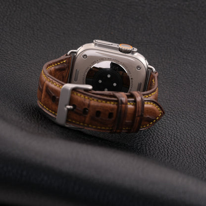 Ultra Apple Band - Handcrafted Leather Watch Strap