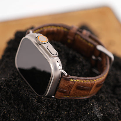 Ultra Apple Band - Handcrafted Leather Watch Strap