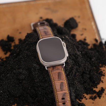 Ultra Apple Band - Handcrafted Leather Watch Strap