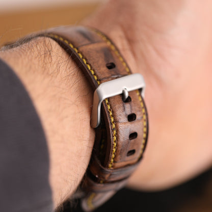 Ultra Apple Band - Handcrafted Leather Watch Strap