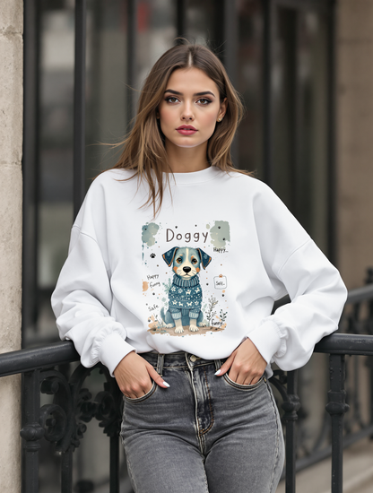 Doggy fun, safe Unisex Heavy Blend™ Crewneck Sweatshirt - StyleMZ